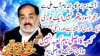 Allama Raey Ali Hasnain Kharal Najfe Kabaey Ka Asli Name Kiya Hy #majlis #newmajlis