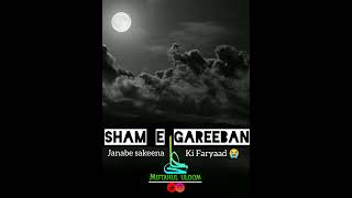Sham e Gareeban ki Jagi Hoi Hon | Noha Farhan Ali 2022 | #shameghareeban #viralvideo #shortvedio