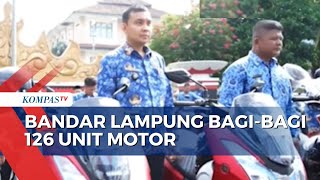 Dukung Mobilitas Kerja, Pemkot Bandar Lampung Bagikan 126 Unit Motor ke Kelurahan!