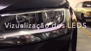 Kit Lampadas  Led Farol Baixo e farol Alto Jetta TSI 2015/2016