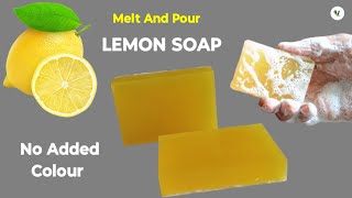 Perfect LEMON SOAP Making At Home.