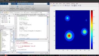 Simulation of Reaction-Diffusion model in 2D with Heterogenous conditions