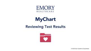 Reviewing Your Test Results in MyChart (Spanish captions)