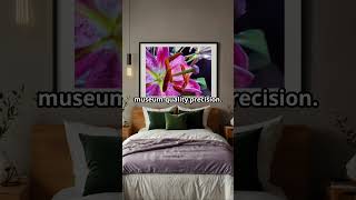 Pink Floral Canvas Wall Art | Spring Aesthetic Museum Quality Unframed 4 Prints Set of Lily Flowers