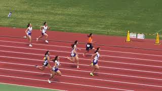 2018年春季薄暮ナイター陸上記録会　中学生女子100m　第3組　2018/05/06