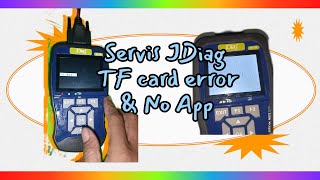 Servis Jdiag M100 kendala TF card error & No App