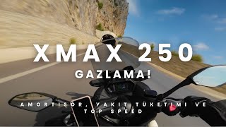 XMAX 250 GAZLAMA! | RODAJ BİTTİ, YAKIT TÜKETİMİ VE TOP SPEED