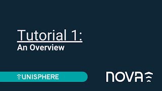 Tutorial 1: Nova Operations & Weather Management - Overview