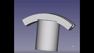 Simple 3D Printable Part made with FreeCAD 0.18 . For beginners but not as a first introduction.