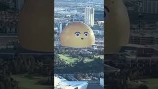 The Las Vegas Sphere Emoji Face Largest LED screen #bigfloridacountry #lasvegas #lasvegassphere #led