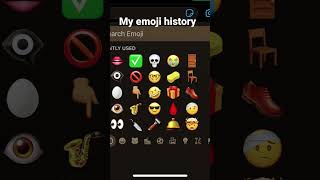 My emoji history vs like: #fyp #comedy