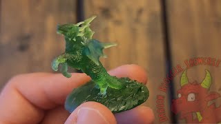 Showcasing Translucent Green 3D Printer Resin