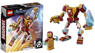 LEGO MARVEL SUPER HEROES AVENGERS 76203 Iron Man Mech Armor Unpacking, Opens, review and  building.