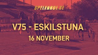 Uppsnack V75 Eskilstuna 16/11