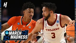 Miami Hurricanes vs USC Trojans - Game Highlights | 1st Round | March 18, 2022 March Madness
