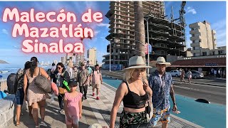 Malecón de Mazatlán Sinaloa 4K Walking tour