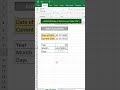 Excel Easy Tip🔥How to calculate age in excel