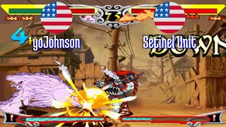 FT3 @vsavj: yoJohnson (US) vs Setinel Unit (US) [Vampire Savior vsav Fightcade] Jan 15