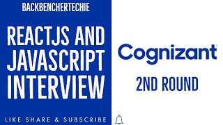 ReactJs Interview Cognizant 2nd Round | ReactJs & Javascript | CTS | Software Engineer | Developer