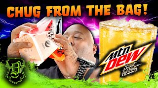 Mtn Dew Sweet Lightning Chug (From The BAG!!)