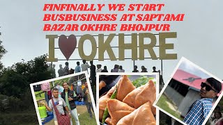 FinFinally we start busbusiness ||at saptami Bazar okhre  Bhojpur