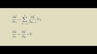 1D convolution for neural networks, part 6: Input gradient