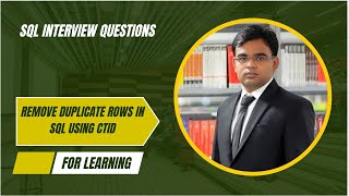 🔥 How to Remove Duplicate Rows in SQL Using CTID | SQL Deduplication Tutorial