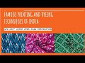 Painting and Dyeing Techniques in India | NID/UCEED/NIFT/CEED design Exams 2020