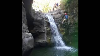 Rappelling in Israel - Kama Trails - Rappelling at the black canyon, Israel סנפלינג בנקיק השחור