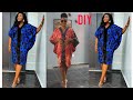 How To Cut And Sew Short Cowl Bubu Gown Style with V Neck And Gathered Sleeve | Beginner Friendly