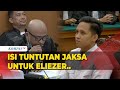 [FULL] Jaksa Bacakan Isi Tuntutan Eliezer: Dimaafkan Keluarga Yosua, Dituntut 12 Tahun Penjara