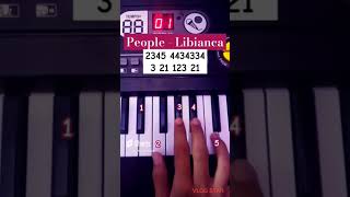 People - Libianca (Easy Piano Tutorial) #viral #shorts