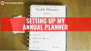 Setting Up My Annual Calendar #lifeorganization #vlogmas2025 #video7of25