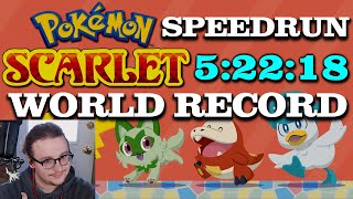 Pokémon Scarlet Any% Speedrun in 5:22:18 [Former World Record]