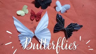 How to make Origami paper butterflies | Easy craft | DIY butterfly craft 2023