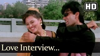 Love Interview - Suneil Shetty - Shilpa Shirodkar - Raghuveer - Hindi Song