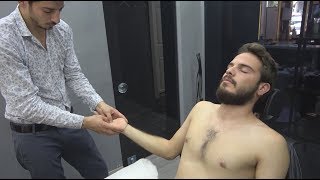 ASMR Turkish Barber Face, Head and Body Massage 305