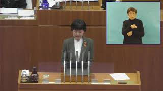 兵庫県議会令和3年12月定例会本会議（12月13日質疑　中島かおり　（無所属））