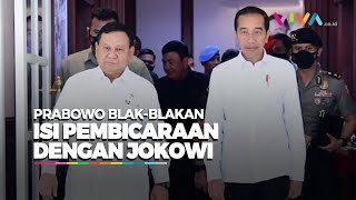 Dipanggil ke Istana, Ini yang Dilaporkan Prabowo Ke Jokowi