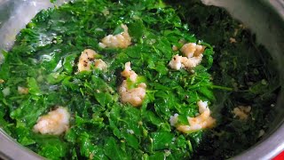 Cách làm canh rau ngót nấu tôm ngọt ngon / Món Đồng Quê