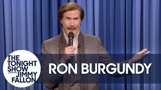 Ron Burgundy Targets Shawn Mendes in His Stand-Up Debut