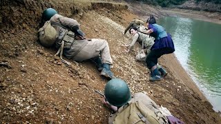 軍醫小隊被日軍偷襲，美國大兵為了保護美女，與敵人戰至最後一刻！【抗日】