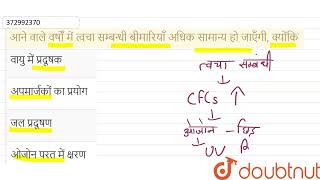 आने वाले वर्षों में त्वचा सम्बन्धी बीमारियाँ अधिक सामान्य हो जाएँगी, क्योंकि | 12 | पर्यावरणीय  ...