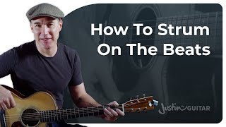 Are You Strumming on the Beat?
