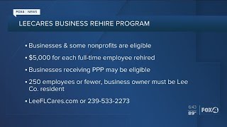 Starting Monday, Lee County business owners can get 'Rehire Program' help