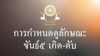 การกำหนดดูลักษณะขันธ์๕ เกิด - ดับ ( ความยาว ๓๐ นาที )