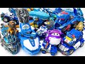 Huge Blue Transformers Collection: Leader Optimus Rescue Beast Wars  Robot Tobot Stopmotion Cartoon