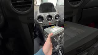 How to install car radio with Android, in Opel Antara, with Apple CarPlay #reels  #android