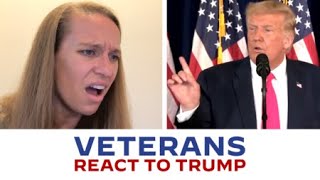 Military Veterans React to President Trump Clips | Joe Biden For President 2020