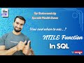 How to and when to use NTILE Function in SQL| Data Analytics Problem